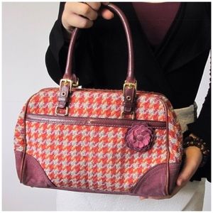Coach Tweed multi colored satchel purse
